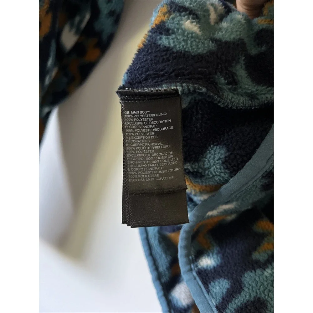 The North Face Men's Carbondale ¼ Snap Hoodie Sweatshirt Abstract Print Size M